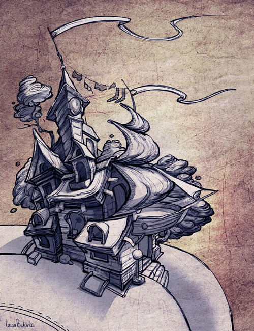 Дом на коленках