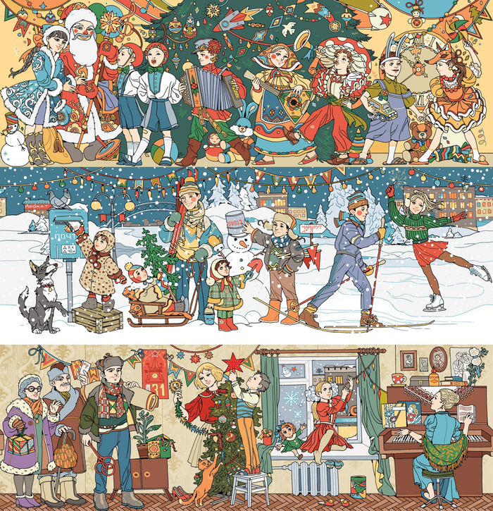 Дизайн для новогодних елочных шаров