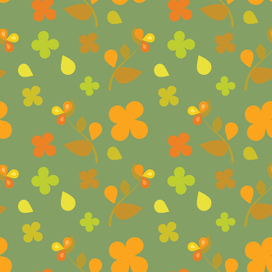 бесшовный цветочный узор