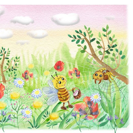 пчелка и паучок