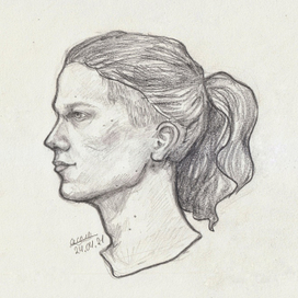 Кот в профиль