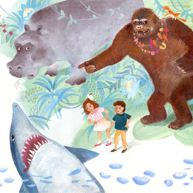 Выходила к ним горилла, Им горилла говорила, Говорила им горилла.. Корней Чуковский