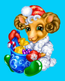 Новогодний барашек