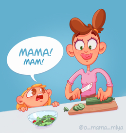 Comics for mom’s blog