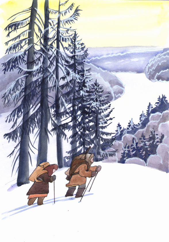 Иллюстрация к книге Л.Белогурова "Сказки моей бабушки"