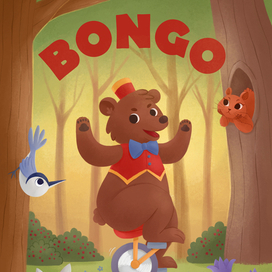 Обложка для детской книги "Бонго"
