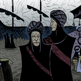 "В поисках неведомого Кадата" иллюстрация