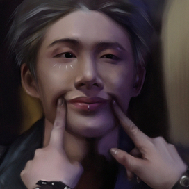 Иллюстрация-фанарт к клипу B.I "BTBT"