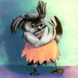 Муд по жизни: Сова-Художник