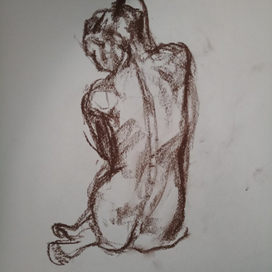 девушка со спины