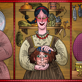 Краса Акулина с мужьями