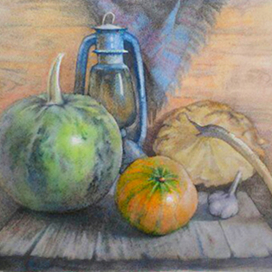 Этюд акварелью