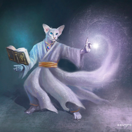 White Magic Cat