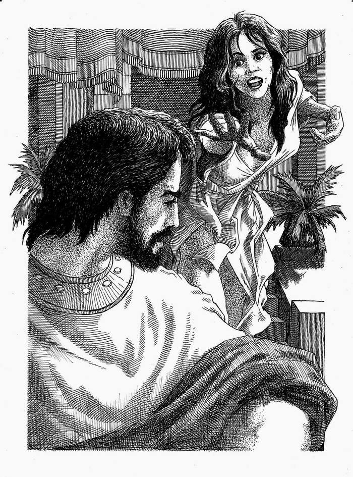 Семирамида останавливает Оанна