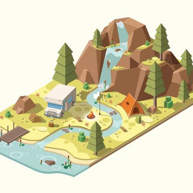 Лесной лагерь