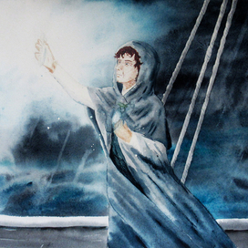 Фродо, уходящий за Море