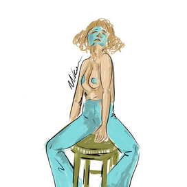 Набросок женщины 