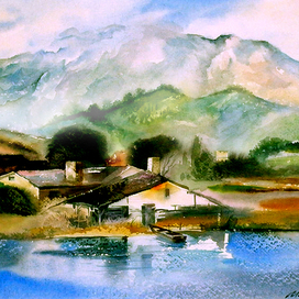 ,,Хижина дяди Тома у горного озера.Ирландия,,