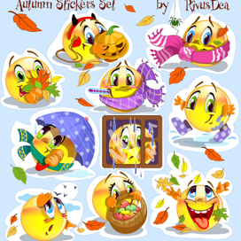 Сет стикеров для фейсбук