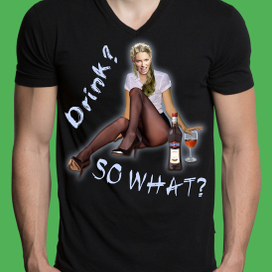 Принт "Пьяная"