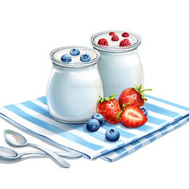 Иллюстрация для рекламной компании zakvaski.com