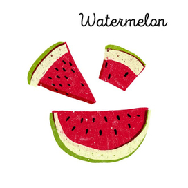 Дольки арбуза