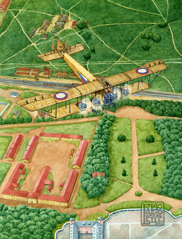 "Илья Муромец" над Гатчиной