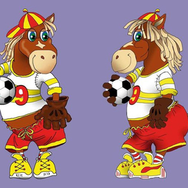 Игрушка Лошадь-футболист