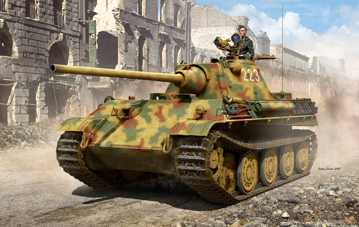 Panther Ausf.F (box art for RFM)