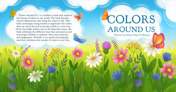 Обложка для книги "Colors around us"