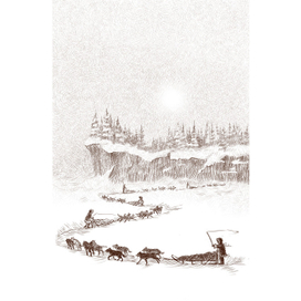 Иллюстрация к роману Юрия Фёдорова "Русская Америка"