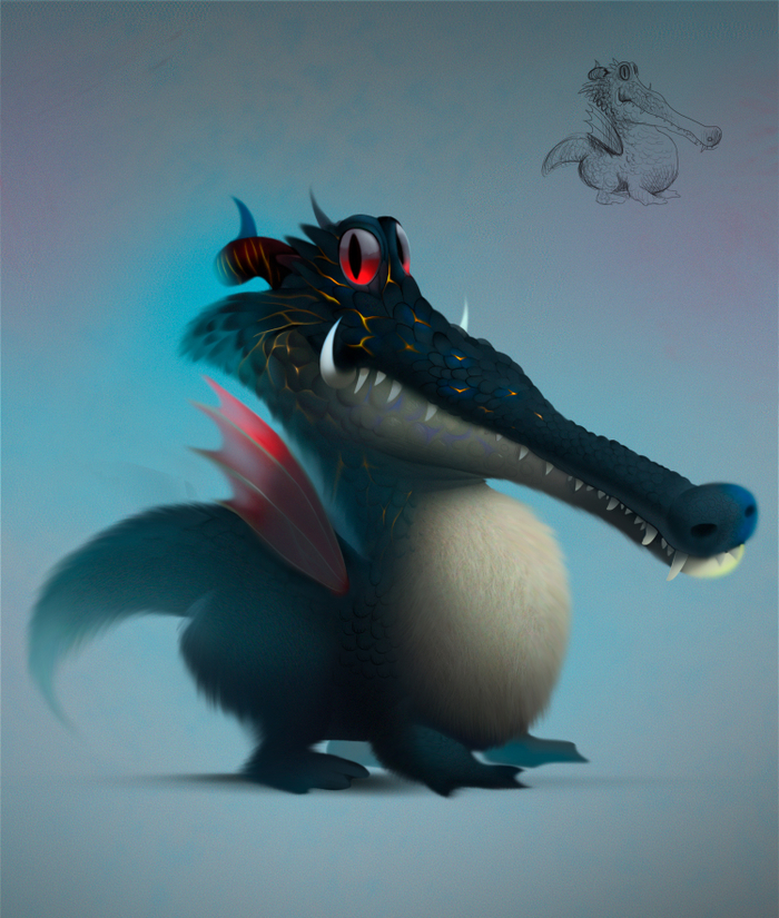 Черный дракон Денис