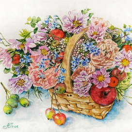 Корзина цветов