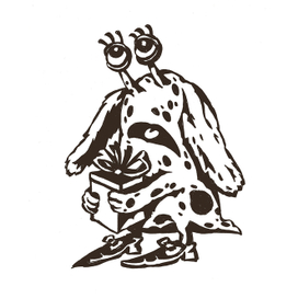 Стикер - ч/б.