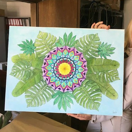 Тропическая мандала