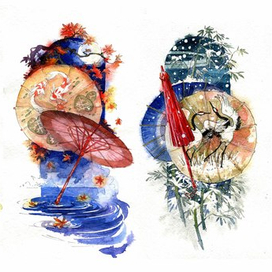 Китайские зонтики