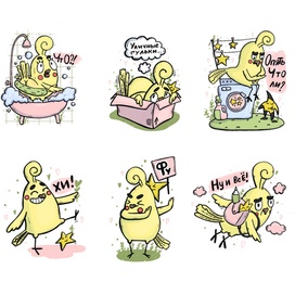 Персонаж птичка