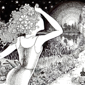 Иллюстрация "Этой лунной ночью"