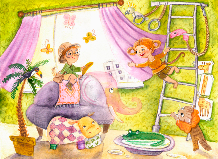 Мы с сестрой играли в джунгли