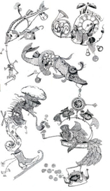 «Осетр -  ключник, рыба–часы, морской конек в мешке, щука-безмен и карась- сибарит».