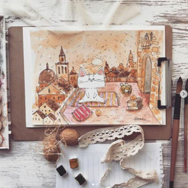 Йога на крыше