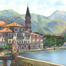 Побережье города Пераст