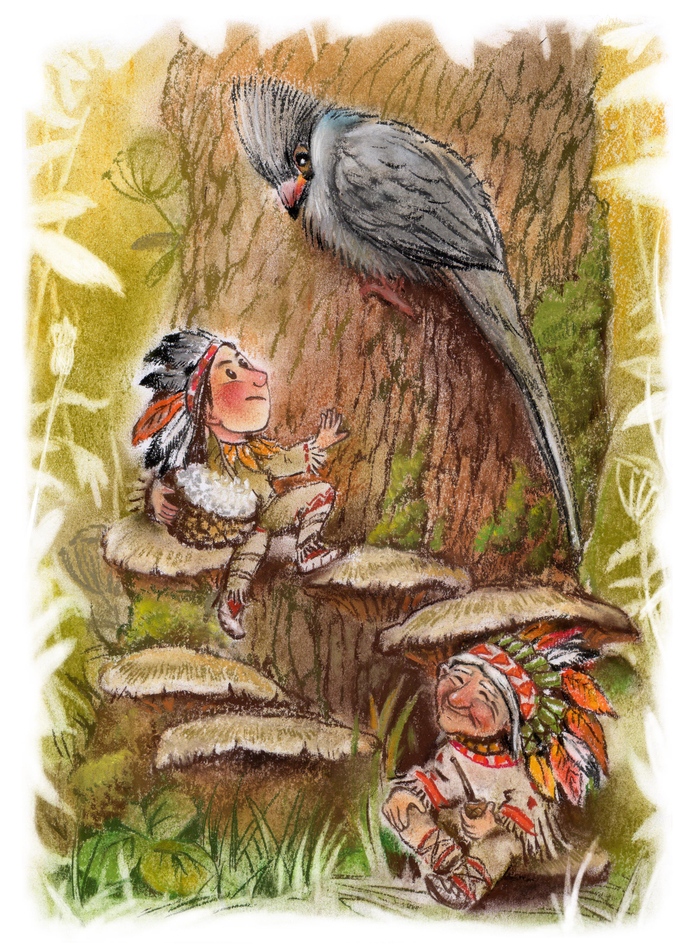 Лесовички и птица-мышь