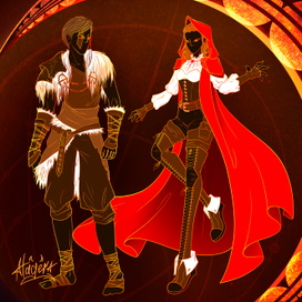 Персонажи книги Красна да Оборотень