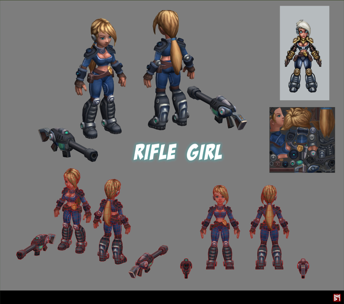 Rifle girl