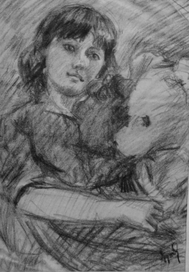 Девочка с мишкой