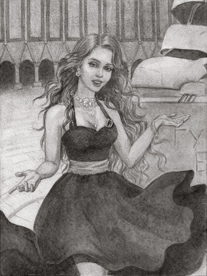 Илл. ко 2 книги М. Акиньшина о принцессе Беатрикс