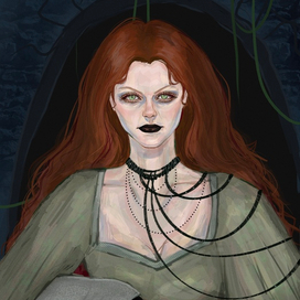 Девушка в платье