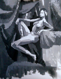 Гризайль: Женская фигура