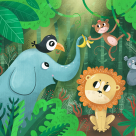 Серия иллюстраций "Изучаем мир"